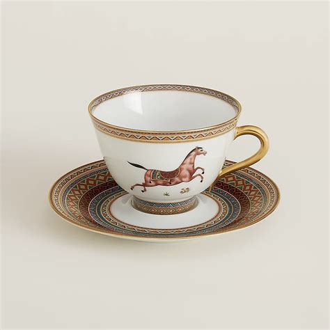 hermes horse cup|hermes cup and saucer.